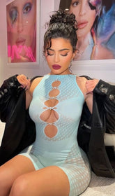 Diamond Hollow Out Jumpsuit